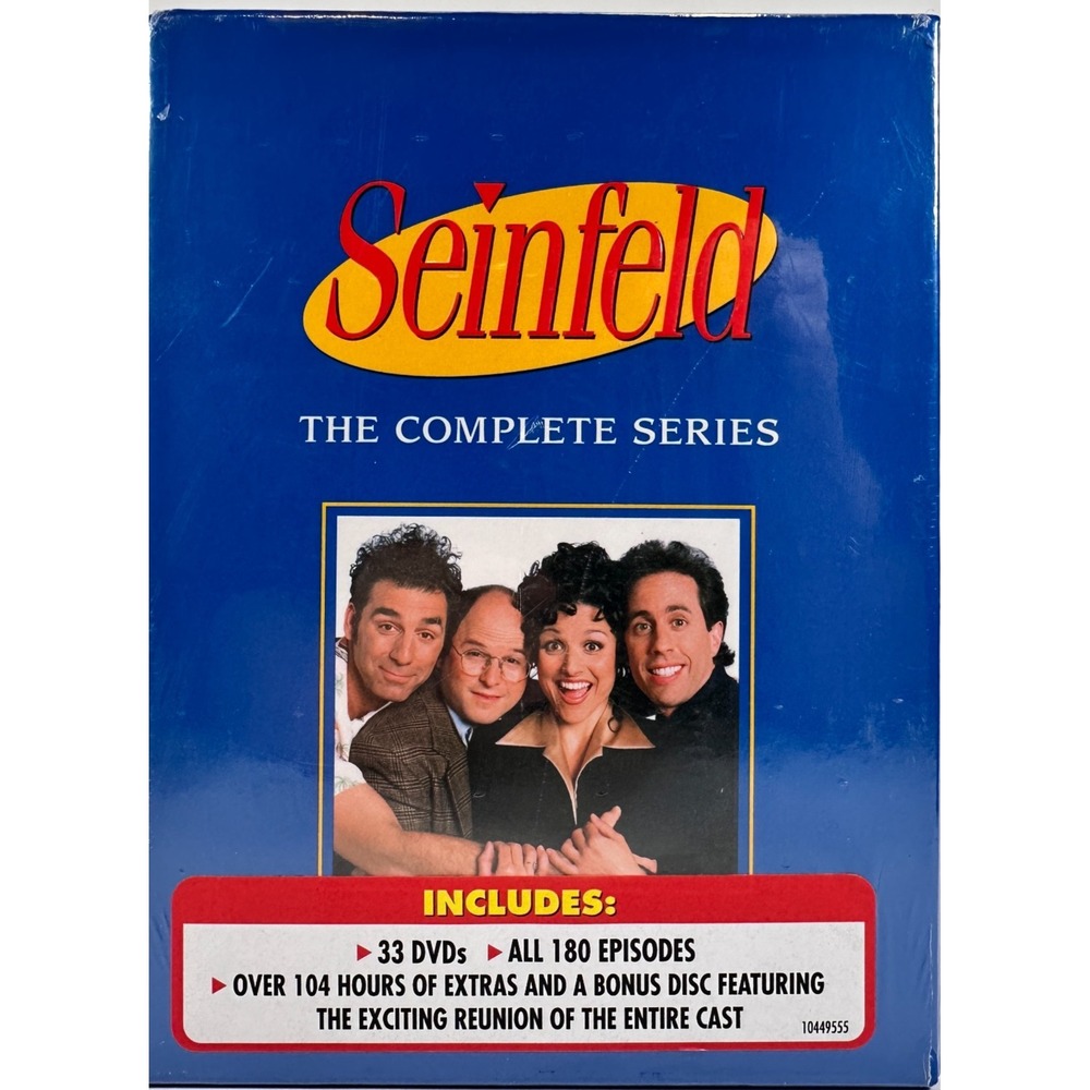 Seinfeld The Complete Series TV Show Box‎ Set NEW SEALED Bonus Features 33 Discs